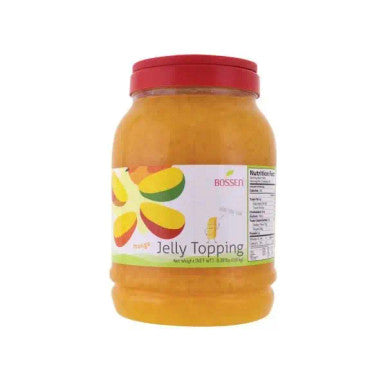 Bossen Mango Jelly Topping 8.38 lb. (3.8 kg) - 4/Case | Sweet Mango Infusion