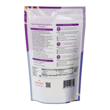 Bossen 2.2 lb/1kg Grade A Taro Bubble Tea Powder Mix | Creamy Vanilla Nutty Flavor(20/Case)