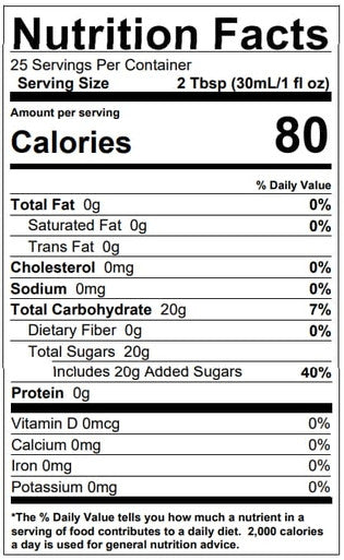 Torani Puremade Galaxy Sweetened Flavoring Syrup - 750 mL (12/Case)