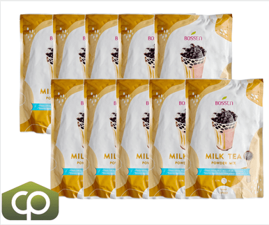 Bossen 2.2 lb/1Kg Milk Bubble Tea Powder Mix | Full-Bodied Black Tea Flavor(10/Case)
