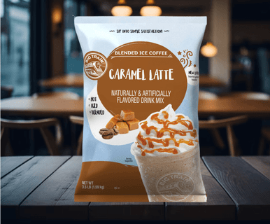 Big Train 3.5 lb. Caramel Latte Blended Ice Coffee Mix