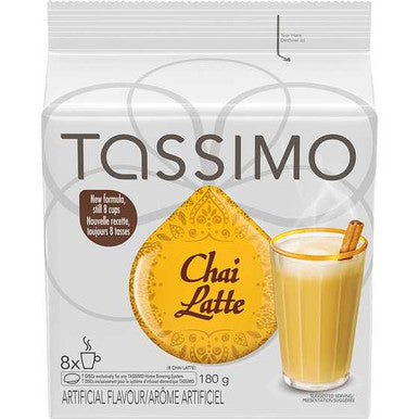 TASSIMO Chai Tea Latte Single Serve T-Discs 180 g