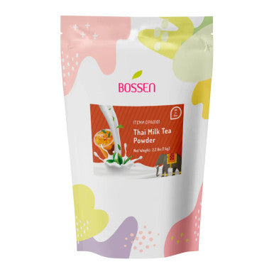 Bossen All-in-One Thai Tea Bubble Tea Powder Mix 2.2 lb. (1 kg) | Full-Bodied Black Tea(10/Case)