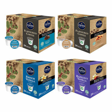 Zavida Flavours Single-Serve Coffee Variety Pack - 96-Count - Explore a World of Coffee Flavors