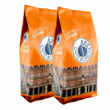 Caffe Borbone Palazzo Nobile Whole Coffee Beans - 2 x 1 kg - Exquisite Italian Coffee Elegance