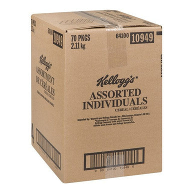 Kellogg's Assorted Cereal, Portion | 30.1G/Unit, 70 Units/Case