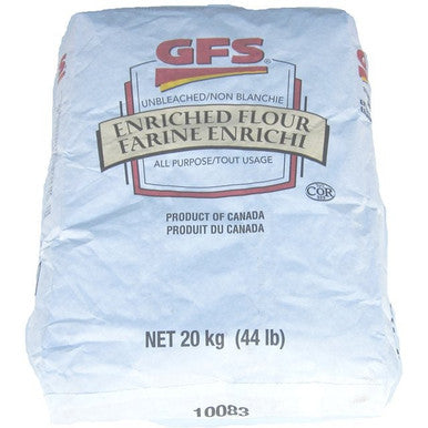 GFS Unbleached All Purpose Flour, Bag | 20KG/Unit, 1 Unit/Case