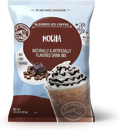 Big Train 3.5 lb. Decadent Mocha Blended Ice Coffee Mix (5/Case)
