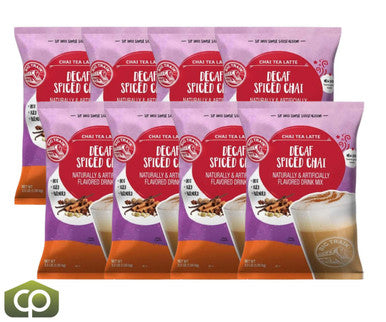 Big Train 3.5 lb. Decaf Spiced Chai Tea Latte Mix - Decadent Spice Blend (8/Case)