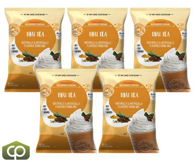 Big Train 3.5 lb. Dragonfly Thai Tea Blended Creme Frappe Mix (5/Case)