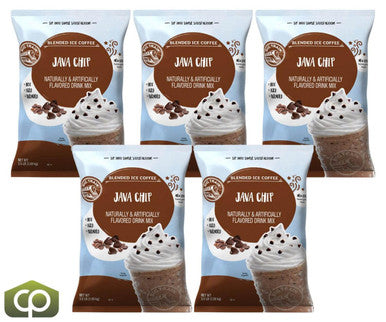 Big Train 3.5 lb. Irresistible Mocha Java Chip Blended Ice Coffee Mix (5/Case)