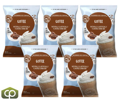 Big Train 3.5 lb. Original Blended Ice Coffee Mix - Classic Specialty (5/Case)