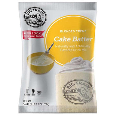Big Train 3.5 lb. Sweet Bliss Cake Batter Blended Creme Frappe Mix (5/Case)