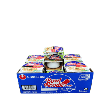 Nongshim Bowl Noodle Soup Hot & Spicy -12/CASE