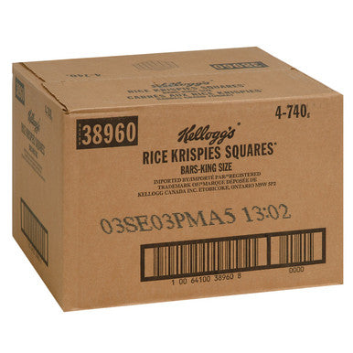 Kellogg's Rice Krispie Cereal Bars, Square, 37G | 20X37G/Unit, 4 Units/Case