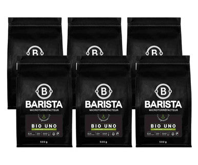 CafÃ© Barista BIO UNO ESPRESSO Medium Blend Coffee Beans 1.1 lbs / 0.5 kg (6/Case)