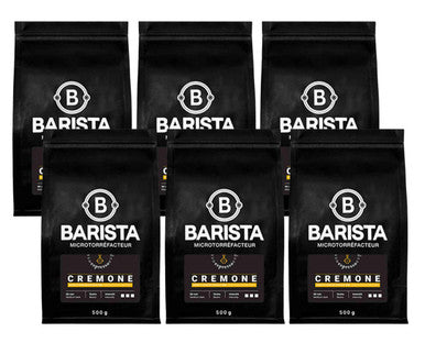 CafÃ© Barista CREMONE Medium Blend Coffee Beans - 1.1 lbs / 0.50 kg Bag (6/Case)