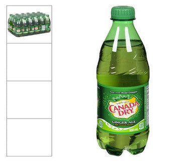 Canada Dry Soda Ginger Ale 500 ML/16.91 ounces (24/Case)