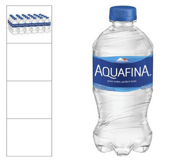 Aquafina Water Bottled Plastic 591 ML/19.98 ounces (24/Case)