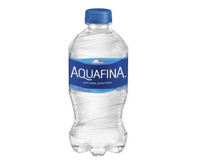 Aquafina Water Bottled Plastic 591 ML/19.98 ounces (24/Case)