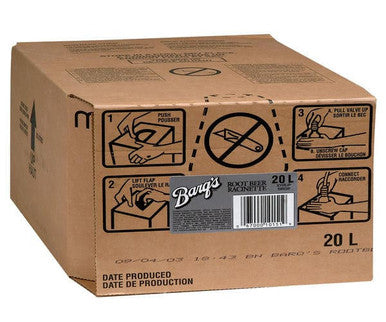 Barqs Root Beer Syrup Soda Food Service Postmix BIB (Bag-In-Box)- 12L/3.1 Gallon