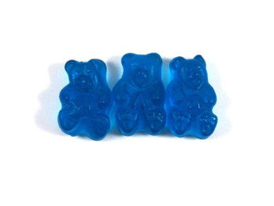 Blue Raspberry Gummy Bears Bulk Food Service 20 lbs/9.07 kgs