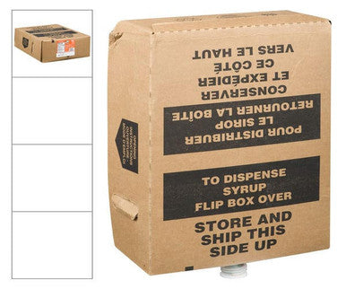 Crush Orange Soda Syrup Food Service Postmix BIB (Bag-In-Box)- 12 L/3.1 Gallon Classic Refreshment