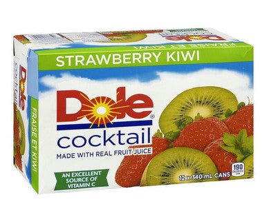 Dole Juice Strawberry Kiwi 98% 340 ML/11.5 ounces (12/Case)