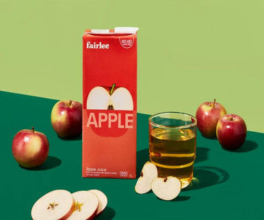 Fairlee Apple Juice Slim 1L/33 ounces (12/Case)