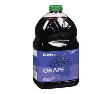 Fairlee Juices Juice Grape 1.89 L/63 ounces (6/Case) - Canadian Made