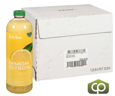 Fairlee Juices Juice Lemon Not From Concentrate 950 ML/32 ounces (12/Case)
