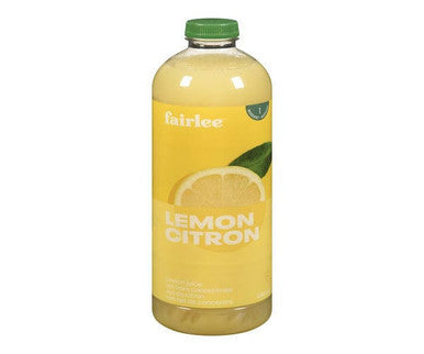 Fairlee Juices Juice Lemon Not From Concentrate 950 ML/32 ounces (12/Case)