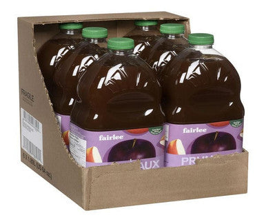 Fairlee Juices Juice Prune Apple Blend 1.89 L/63 ounces (6/Case) - Canadian Made