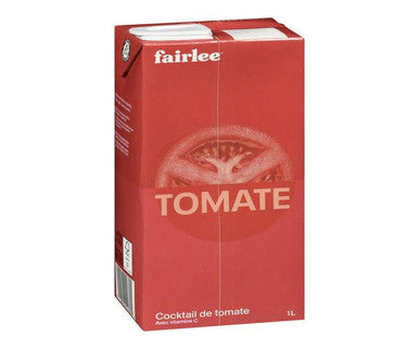 Fairlee Juices Juice Tomato Cocktail Tetra 1 L/33 ounces (12/Case)