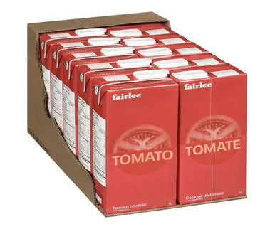 Fairlee Juices Juice Tomato Cocktail Tetra 1 L/33 ounces (12/Case)