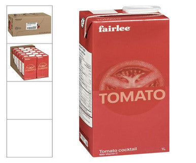 Fairlee Juices Juice Tomato Cocktail Tetra 1 L/33 ounces (12/Case)