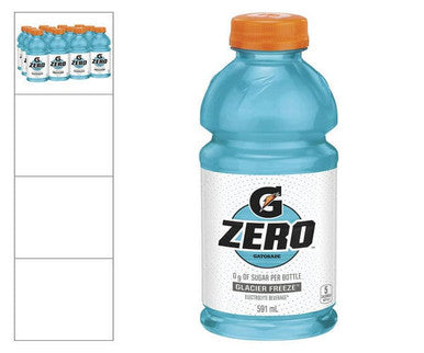 Gatorade Drink Glacier Zero Freeze 591 ML/20 ounces (12/Case)