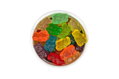 Gummy Bears 12 Flavors Bulk Food Service 20 lbs/9.07 kgs