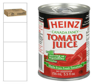 Heinz Juice Tomato 156 ML/5.2 ounces (24/Case) | Pure Tomato Goodness