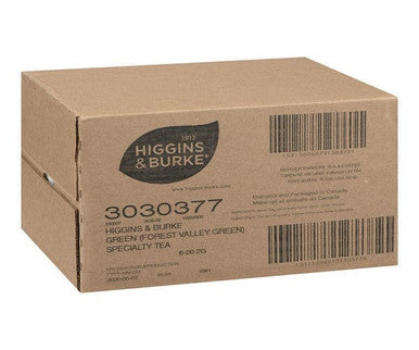 Higgins & Burke Green Forest Valley Green Tea 20 CT (6/Case) Smooth Green Tea