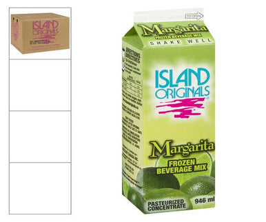 Island Original Drink Mix Margarita FROZEN-32 OZ (12/Case) All-Natural