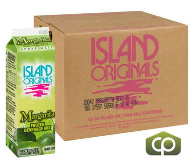 Island Original Drink Mix Margarita FROZEN-32 OZ (12/Case) All-Natural