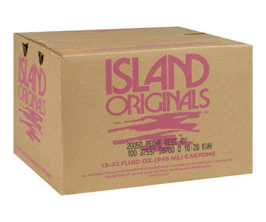 Island Original Drink Mix Peach 32 OZ FROZEN (12/Case)Natural Frozen Beverage Mix