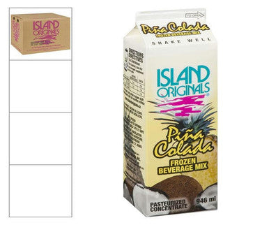 Island Original Drink Mix Pina Colada 32 OZ FROZEN (12/Case)