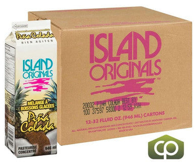 Island Original Drink Mix Pina Colada 32 OZ FROZEN (12/Case)