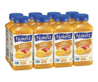 Naked Juice Drink Smoothie Mighty Mango 450 ML/15.2 ounces (8/Case)