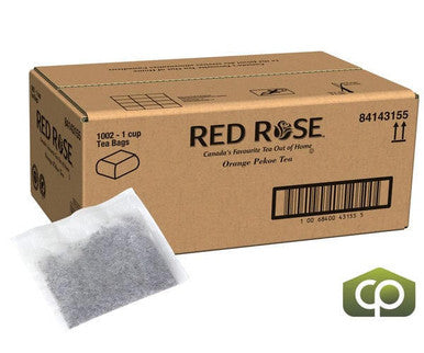 Red Rose Tea Bags - Bulk Pack of 1002 | Premium Quality for Perfect 1-Cup Brews