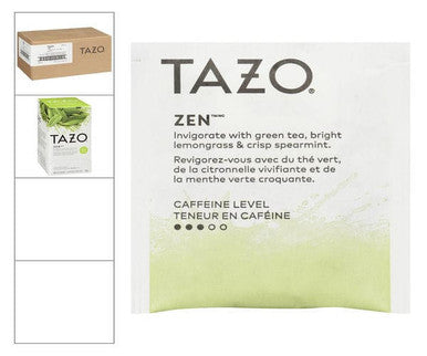 Tazo Tea Bag Green Zen 1.4 oz/20 CT (6/Case) Perfect for Mindful Moments
