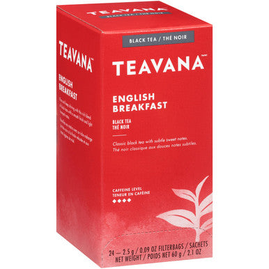 Teavana English Breakfast Tea Bags - 24 Count (Pack of 6) | Premium Quality
