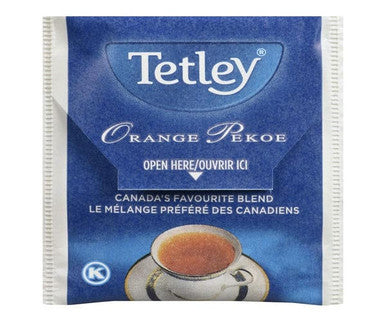 Tetley Orange Pekoe Tea Bags 200g/100CT (10/Case) Classic Black Tea Blend